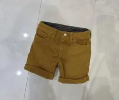 コーデュロイ　ショートパンツ　130 短パン　春夏秋