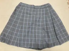 スカパン　UNIQLO プリーツスカート グレー系 160 ユニクロ　キュロット