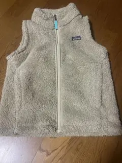 patagonia ベージュ フリースベスト