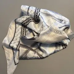 23区シルク100%スカーフ