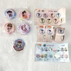 くら寿司　びっくらポン　コラボ　名探偵コナン　5点セット　缶バッジ　マグネット
