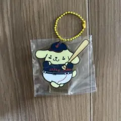 タイトーくじ 侍ジャパン サンリオ F賞　アクリルキーホルダー ポムポムプリン