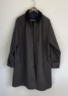 【BACK NUMBER】千鳥柄 ロングコート XL