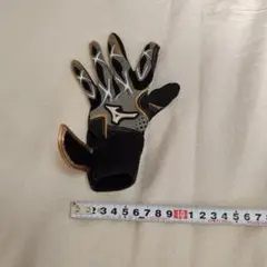 Mizuno 野球用グローブ（左手用） ブラック/グレー