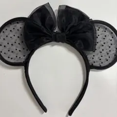 ディズニーカチューシャ ブラックレース