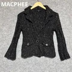 MACPHEE ニット素材 フレアスリーブ テーラードジャケットのサムネイル