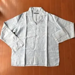 BLUE WORK リネン 長袖シャツのサムネイル
