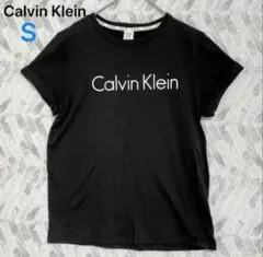 Calvin Klein カルバンクライン ロゴ 半袖Tシャツ ブラック S
