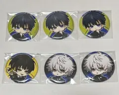 ブルーロック トレーディング ちびキャラ 缶バッジ ハーネス 6個セット