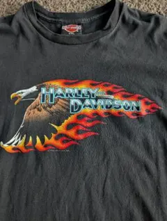 80s Harley-Davidson イーグル ビンテージTシャツ Vネック - メルカリ