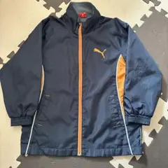 PUMA ネイビーオレンジ ジャケット　120㎝