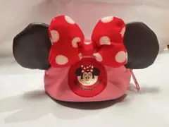 ディズニー ミニーマウス イヤーハット キーチェーン コインケース キーホルダー
