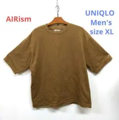 ★ユニクロ　メンズ　AIRism　半袖Tシャツ XLサイズ