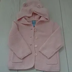 BabyGap ベイビーギャップ くま耳 カーディガン パーカー ピンク