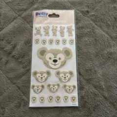 ダッフィー シール 東京ディズニーシー　ふわふわ