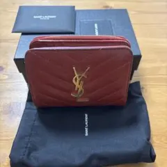 リ*コ様 YSL 赤 二つ折り財布