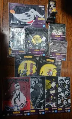 一番くじ ナイトメアービフォアクリスマス C賞 E賞 F賞 G賞 H賞 12点