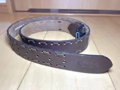 トリップマシン　ブロンコ　ベルト　Lサイズ　タバコブラウン