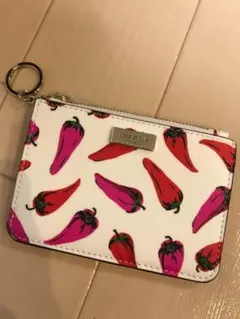 新品未使用 ケイトスペード キーリング付き カードケース コインケース