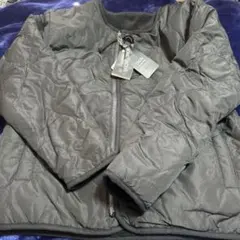 TAION ミリタリー リバーシブル クルーネック ダウンジャケット 黒　XL