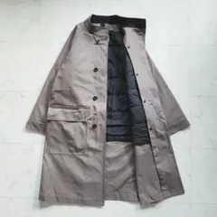 ステンカラーコート ダウン