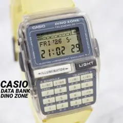 美品 1995年製 CASIO カシオ データバンク ディノゾーン スケルトン