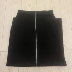 AZUL フロントジップ タイトロングスカート フリーサイズ