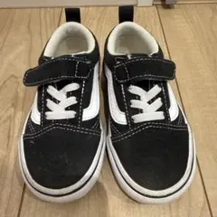 Vans キッズ ベビー ブラック/ホワイト スニーカー 14cm