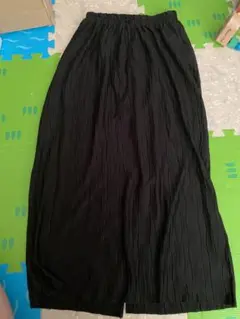 しまむら　ロングスカート　ブラック　M
