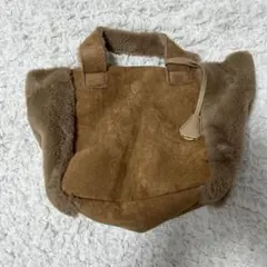 SHOO la RUE ファー付きトートバッグ