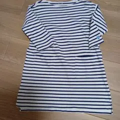 【ORCIVAL オーシバル】七分袖チュニックワンピース ボーダー