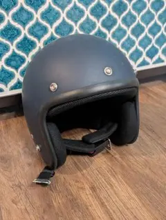 ☆値引きします￥4999→￥3999☆マットネイビー ジェットヘルメットMサイズ