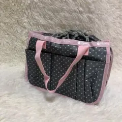 レスポートサック トート型ボックス ドット柄