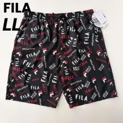 メンズ　FILA フィラ　インナー付き　サーフパンツ　水着　黒系　LL 新品