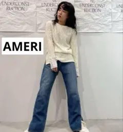 【AMERI】アメリTAPE EMBROIDERY TOP テープ刺繍カットソー