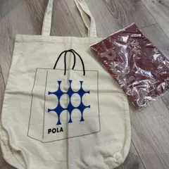 POLA トートバッグとスカーフセット