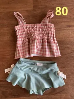 アプレレクール　セパレート　水着　80