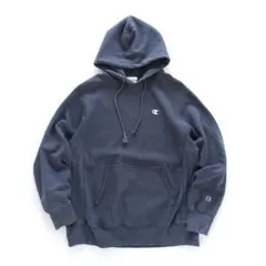 チャンピオン リバースウィーブ パーカー ネイビー【Ｌ】