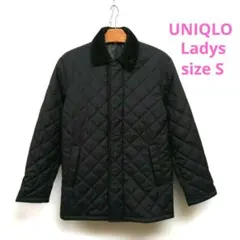 ★ユニクロ　レディース　フルジップ　ポリエステル　キルティングジャケット　S