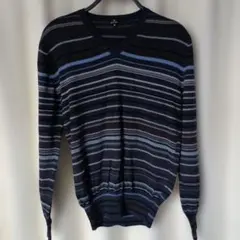Paul Smith ストライプ Vネックセーター M