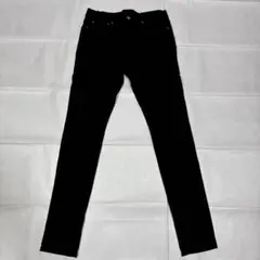 ブラック ストレッチスキニーパンツW28インチ