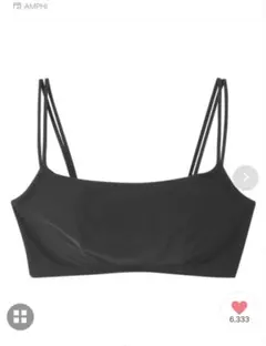 AMPI ブラック ベアトップ Mサイズ