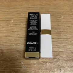 CHANEL ルージュココボーム　756 チェリーバースト　リップクリーム　口紅