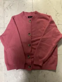 Letune ピンク カーディガン　サイズF