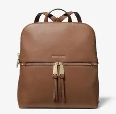 新品 マイケルコース リアジップ スリムバックパック ミディアムリュック