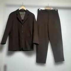 ユニクロU セットアップ ウールブレンドテーラードジャケット パンツ S 73