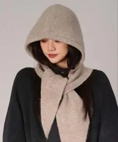 ニット　バラクラバ帽子