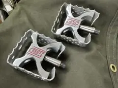 CRUPI スクエアゲージペダル　チタンスピンドル　 オールドミッドBMX CRUPI スクエアゲージペダル チタンスピンドル オールドミッドBMX