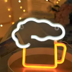 #大幅値下げ 【生ビール】　ネオンサイン多色 LED ・ USB 集客力アップ