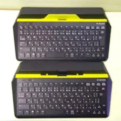 エレコム ワイヤレスキーボード　TK-FBP067 BK　2台　セット